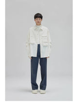 Vintage Pleated Wide Waist Casual Pants