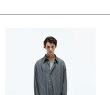 Stripe Cotton Blend Casual Shirt