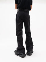 Men's Double Buckle Pleated Casual Pants