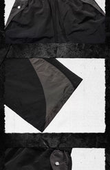 Arched Mesh Patchwork Sports Shorts
