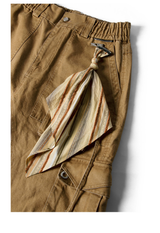 Removable Multi-pocket Ribbon Distressed Cargo Pants