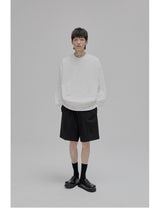 Tie Waist Straight Leg Knit Pants