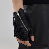 Strapped Tactical Leather Gloves