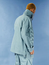 Spiny Dinosaur Vintage Denim Jacket