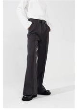 Men's Slim Striped Flared Casual Pants