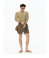 Soft Quick-Dry Fitted Long-Sleeve Top