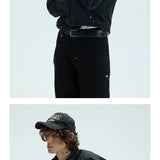 Chained Short Mock Neck Puffer Coat