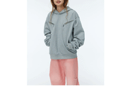Three Color Cleanfit Couple Zip Hoodies