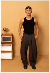 Men's Loose Wide Leg Casual Pants