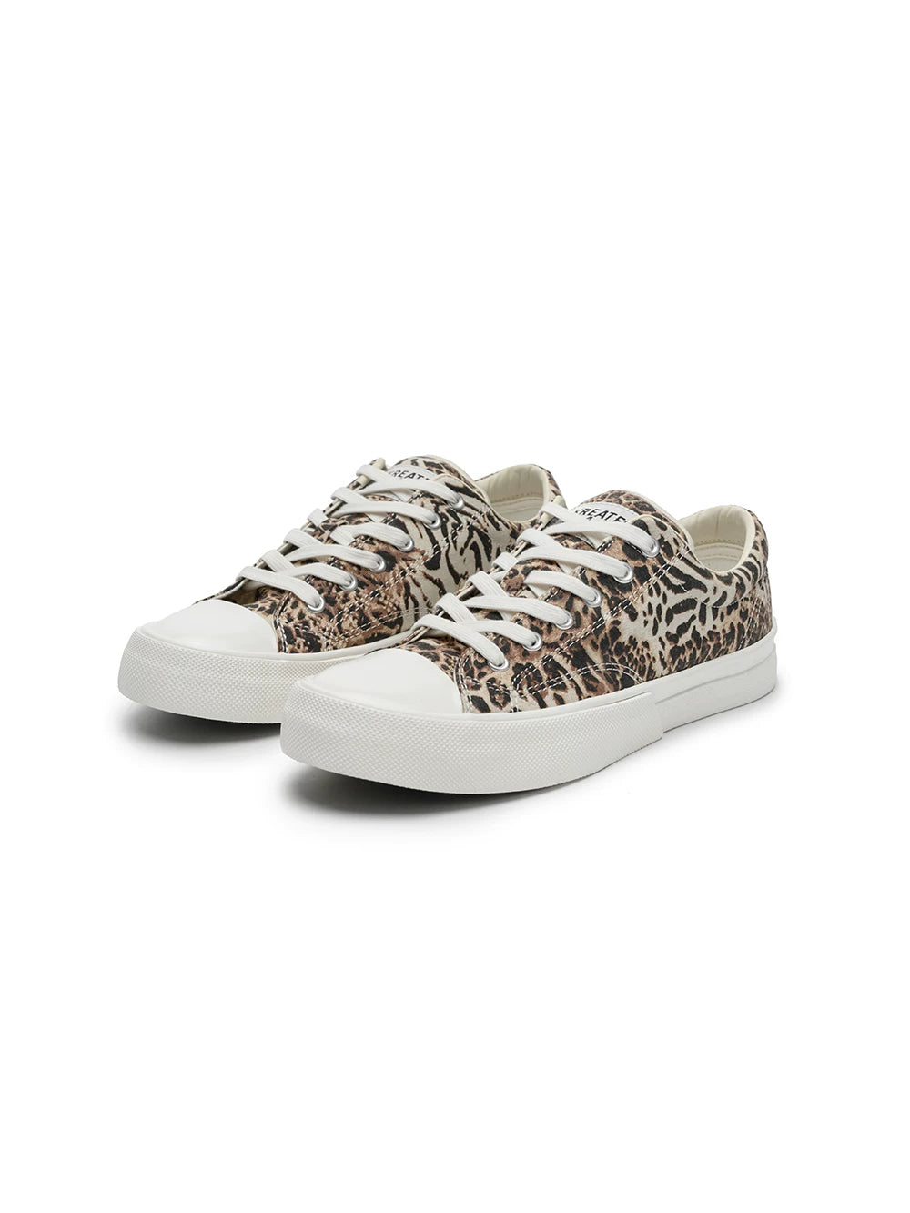 Low-top Cork Platform Casual Canvas Shoes