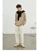 Vintage Herringbone Elastic Waist Cargo Pants