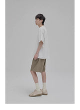 Floral Silhouette Print Short Sleeve Tee