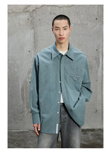 Triangle Pocket Shirt with Hidden Placket