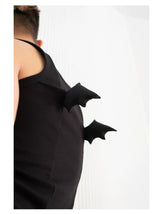 Y2K Black Devil Wings Slim Tank