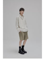 Blue White Striped Pocket Shirt