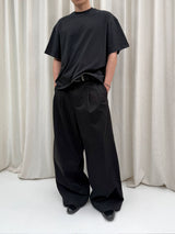 Oversized Short Sleeve Broad Shoulder Tees