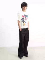 Short Sleeve Tai Chi Print Tee