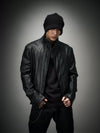 Asymmetric Wild Cowhide Leather Jacket