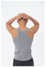 Men's Ribbed Sports Tank Tops
