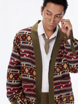 Vintage Jacquard Oversized Kimono Coat