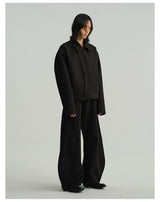 Two-Tone Wide Leg Machete Pants