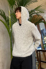 Couple Two Tone Wool Hoodies