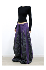 6-Zip Deconstructed Reversible Relaxed Sweatpants