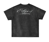Loose Fit Washed Distressed Printed Tee