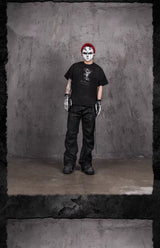 Prisoner Print Distressed Loose Tee