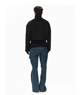 100% Wool Cropped Raglan Coat