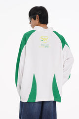 Men's 2-Tone Long Sleeve Cotton Jersey