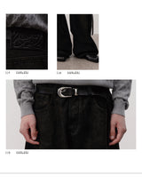Vintage Washed Denim Banana Pants