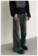 Cleanfit Mud Washed Flared Jeans