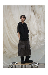 Double Hook Leather Rope Pants Chain