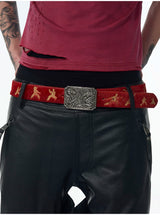 Kung Fu Silhouette Horsehair Belt