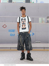 Slim Nerd Punk Portrait Print Tee