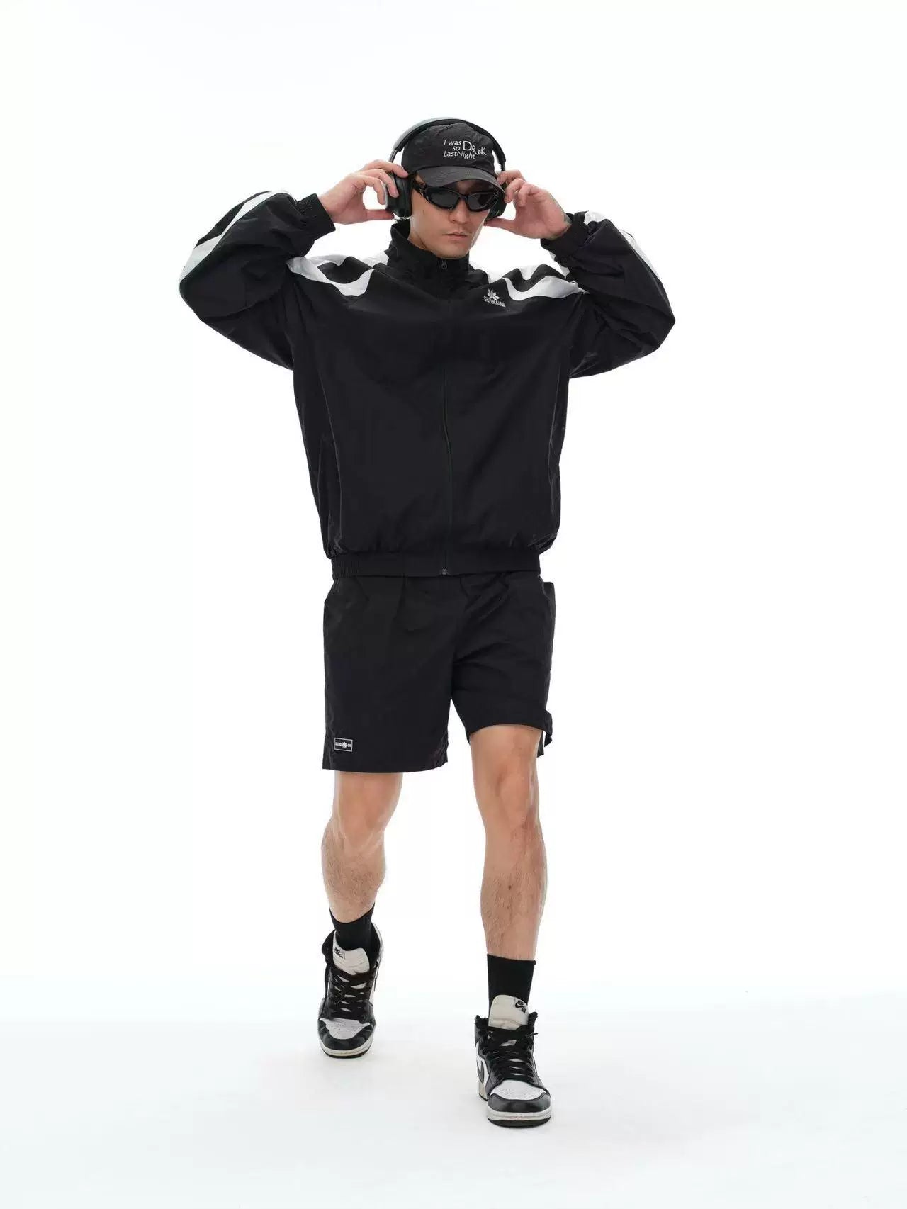 Men's 90s Vintage Colorblock Sports Jacket