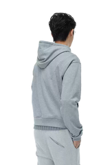 Three Color Cleanfit Couple Zip Hoodies