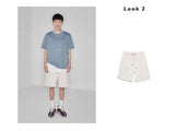 Double-sided Color-block Printed Pima Cotton Tee