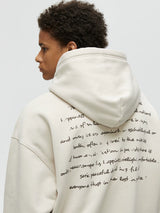 Vintage Print Men's Thick Hoodies