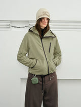 Men's Heated Zip Hooded Fleece Jacket