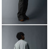 Men's Solid Waffle Mock Zip Sweatshirt