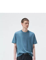 Short Sleeve Wool Silk Knit Top