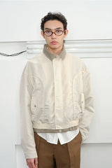 Houndstooth Harrington Jacket