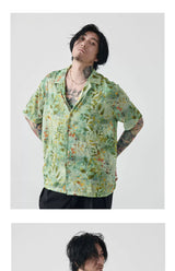 Loose Short Sleeve Hawaiian Shirt