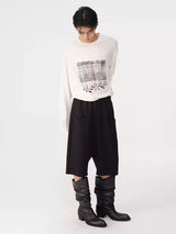 Pocketed Low-Rise Tencel Shorts
