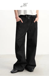 Double Waist Flared Denim Jeans