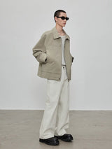 Square Collar Boxy Jacket