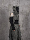 Distressed Patchwork Heavyweight Scavenger Vest