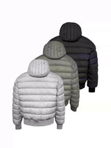 Multi-color Loose Quilted Hooded Down Jackets